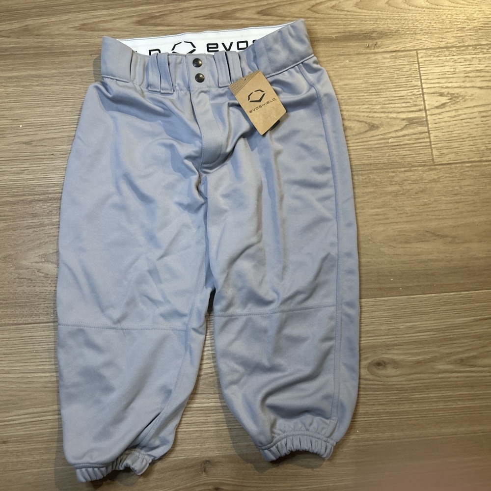 NWT Evoshield Adult M Solid Baseball Knicker Sliding Pants Gray (015)
